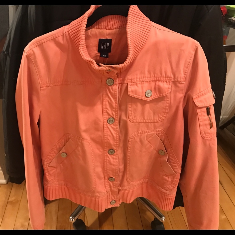 Gap Jeans Bomber Jacket, size L.